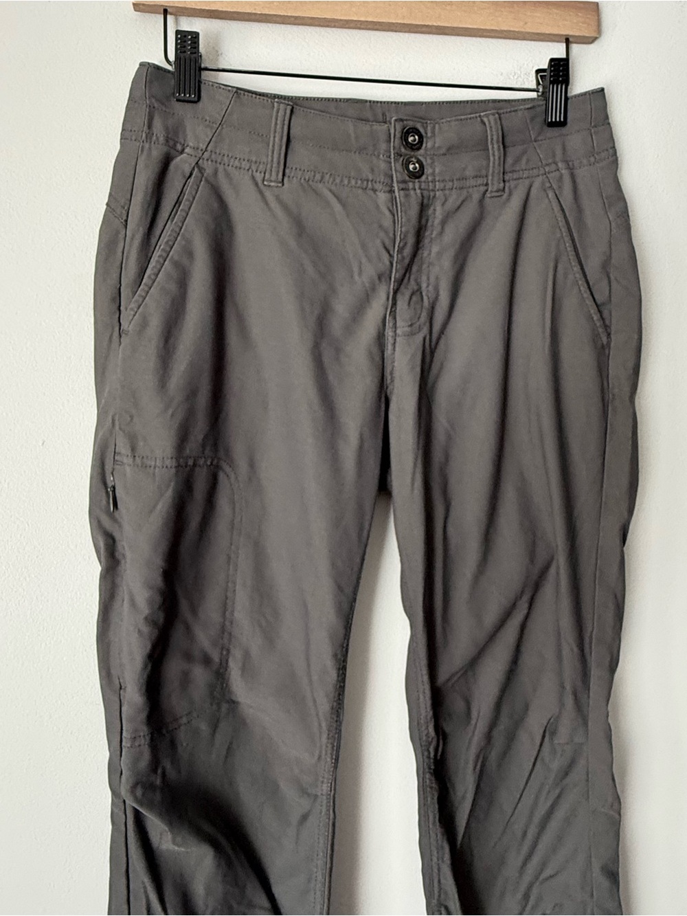 Prana Utility Stretch Pants - Charcoal Gray - Picture 3 of 8